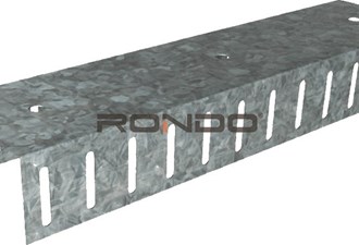 rondo 76mm x 3000mm 1.15bmt slotted deflection head track