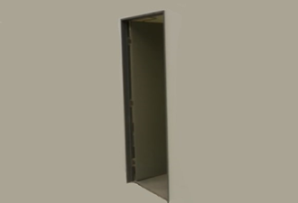 clear anodised ion aluminium door kit 2100x820 (2040 door) to suit  76mm wall and 13mm plasterboard