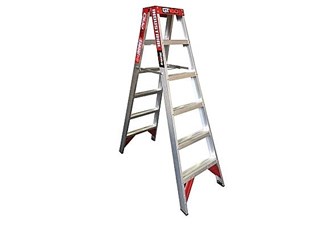 170kg 6 step double sided ladder