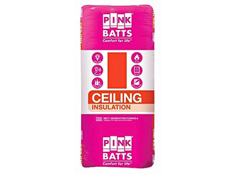 pink batts r4.1 1160mm x 430mm x 190mm 4.99m² ceiling insulation - 10 pack